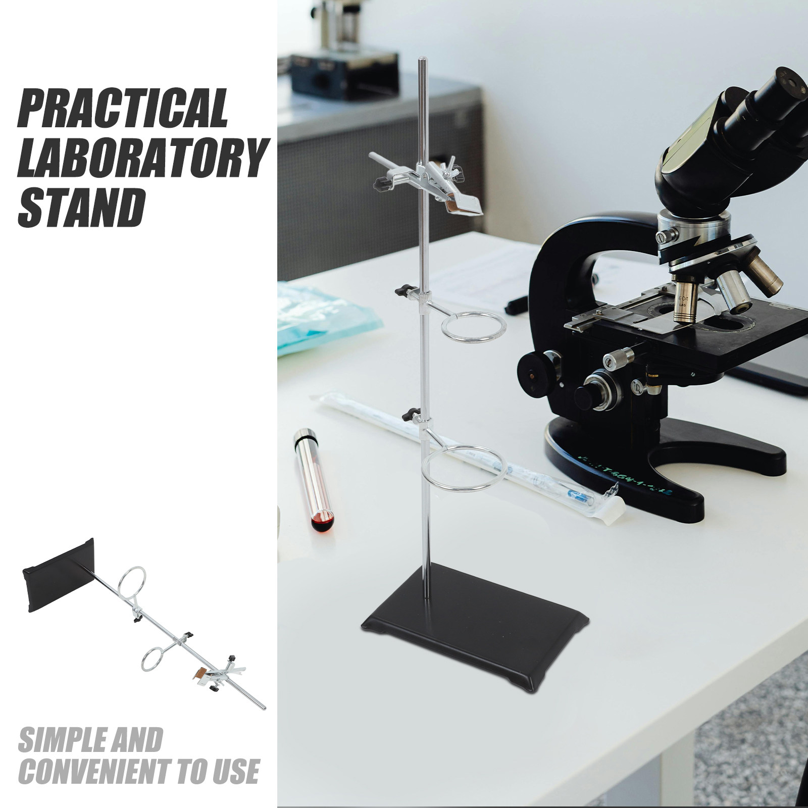 Laboratory Ring Stand Iron Sta - огляд і ціна Lab Equipment