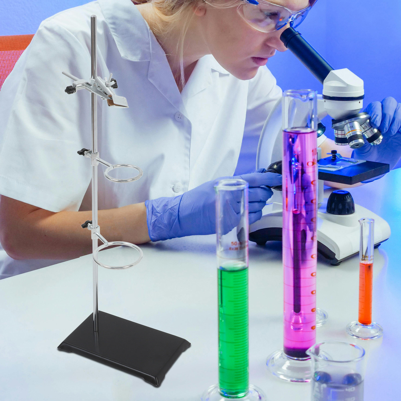 Laboratory Ring Stand Iron Sta - огляд і ціна Lab Equipment